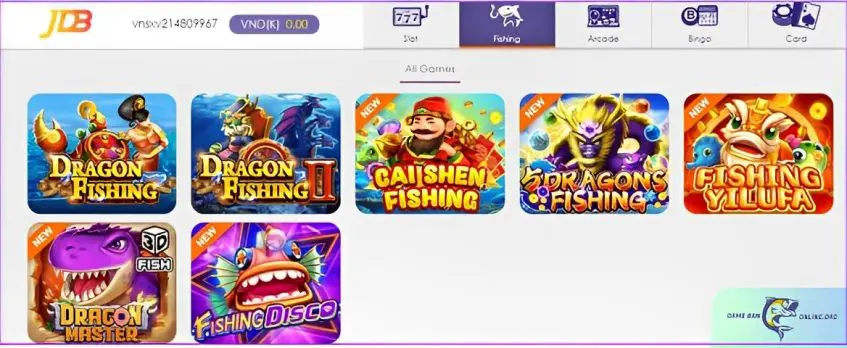 H5 bắn cá hợp tác cùng sảnh JDB uy tín, chất lượng