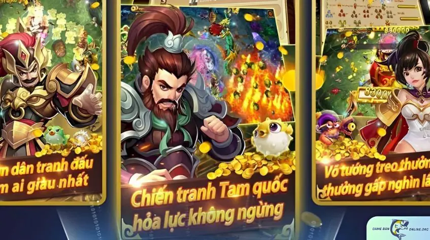 Bắn cá Tam Quốc xây dựng concept rất thú vị